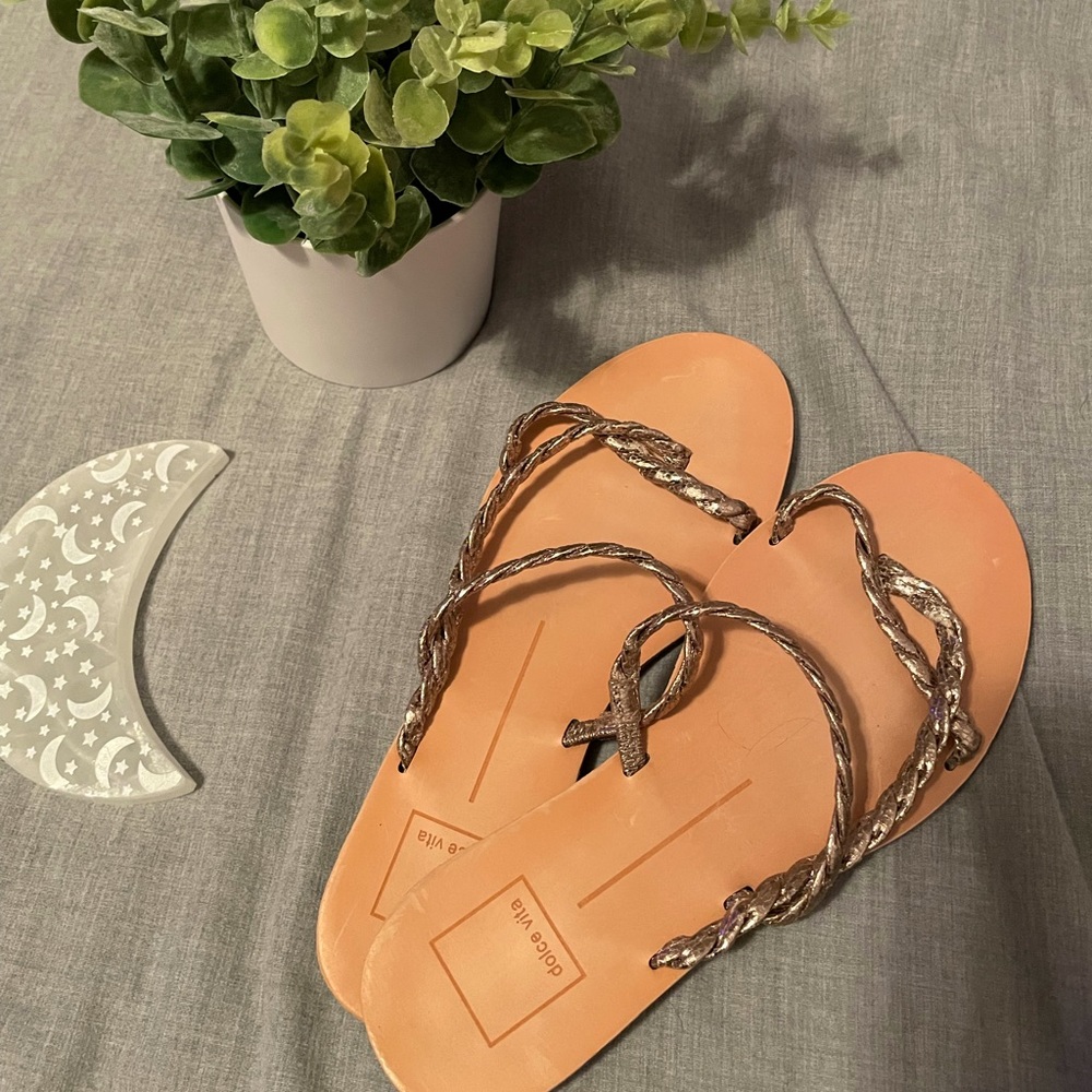Gold Dolce Vita Sandals